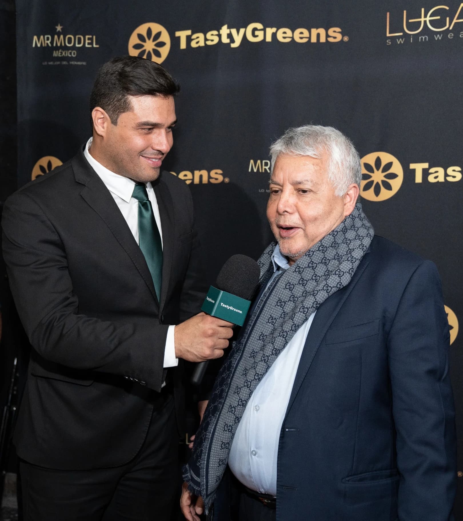 Cobertura de prensa en la gala Mr Model México patrocinada por Tasty Greens